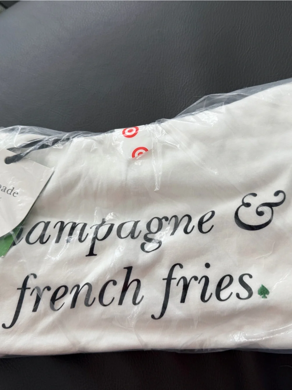 NW kate spade New york x Target Champagne & French Fries Short Sleeve T-Shirt XS